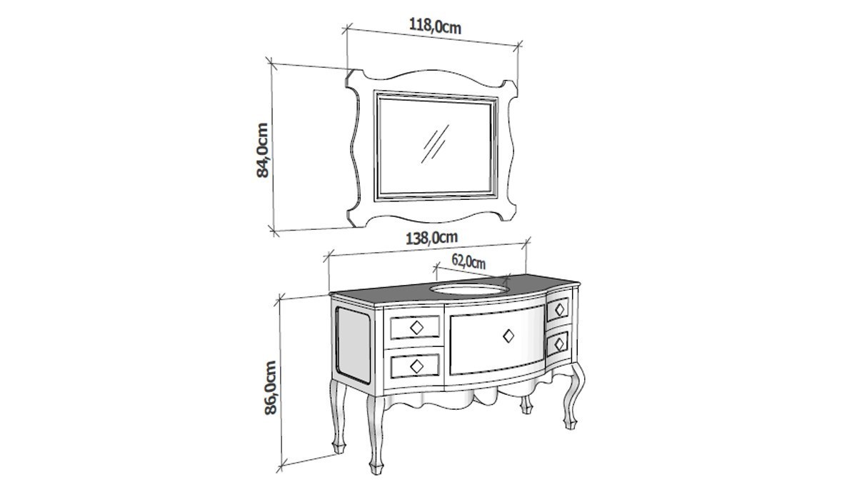 Livena Classic Bathroom Set - 3