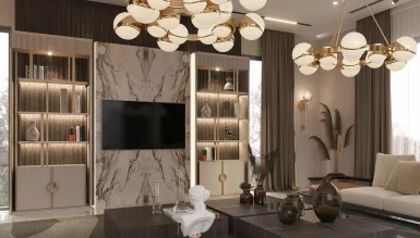 Loft Ahşap TV Ünitesi - 1102 Luxury Line