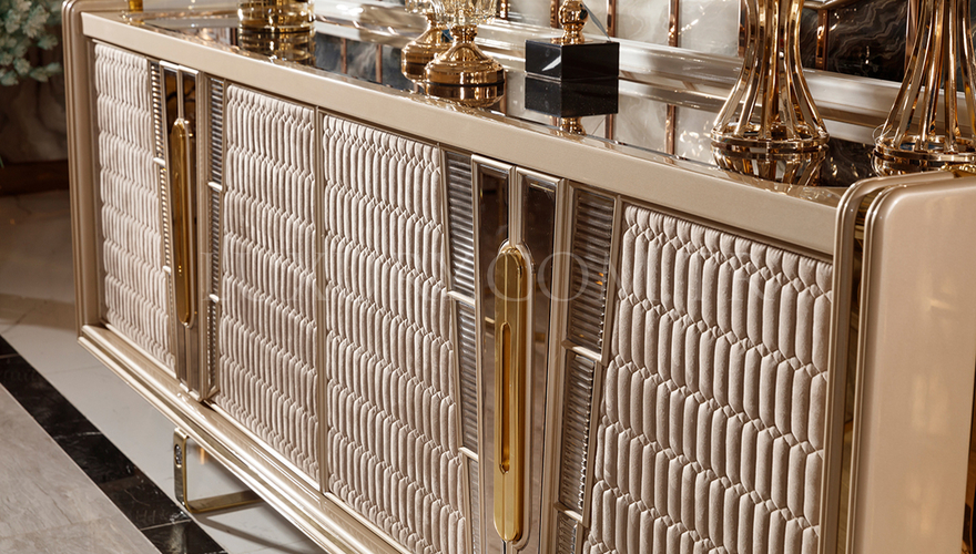 Loftusa Metal Table à Manger Marron - 16