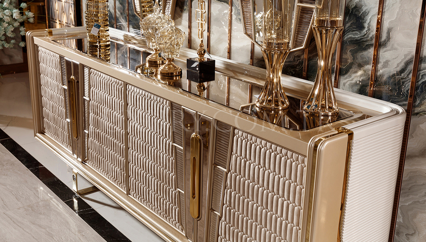 Loftusa Metal Table à Manger Marron - 18