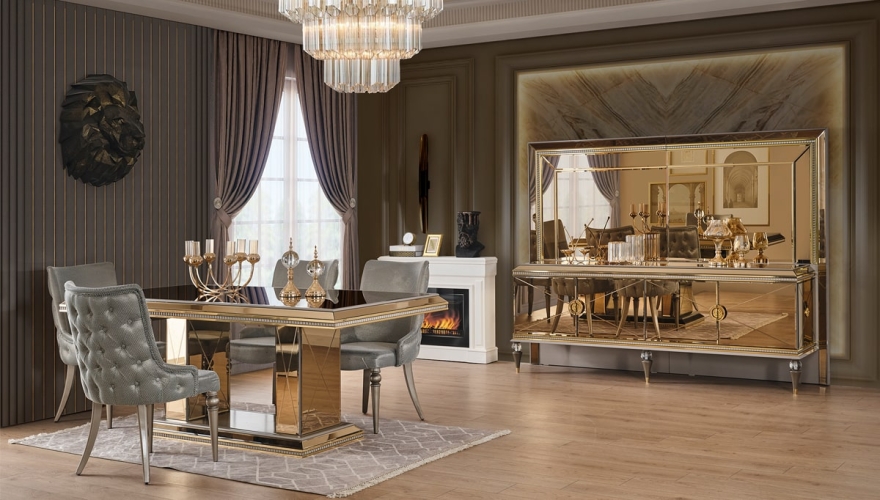 Lorensa Modern Dining Room - 1171