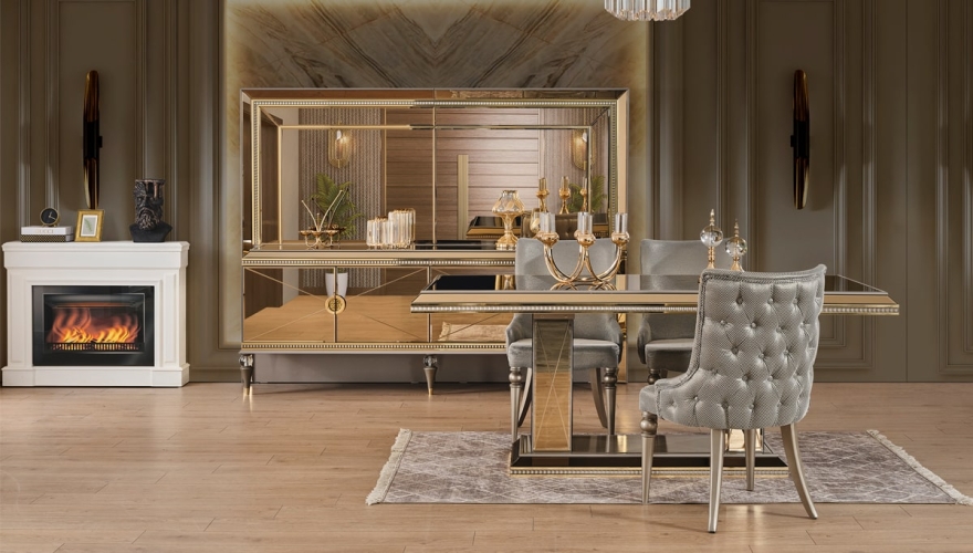Lorensa Modern Dining Room - 3