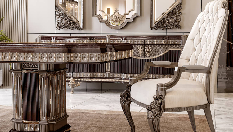 Lotus Klasik Yemek Odası - 4