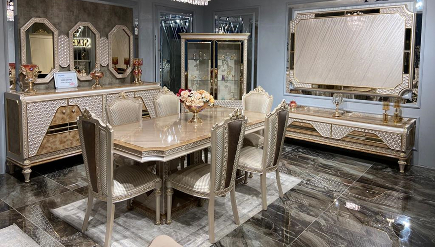 Lucas Cream Dining Room - 1093