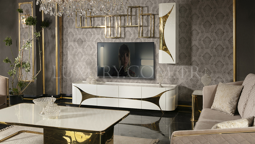 Luitton Luxury TV Unit - 2