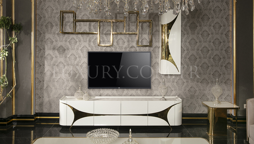 Luitton Luxury TV Unit - 3