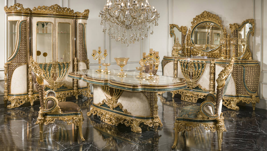 Lüks Akasya Classic Dining Room - 1104