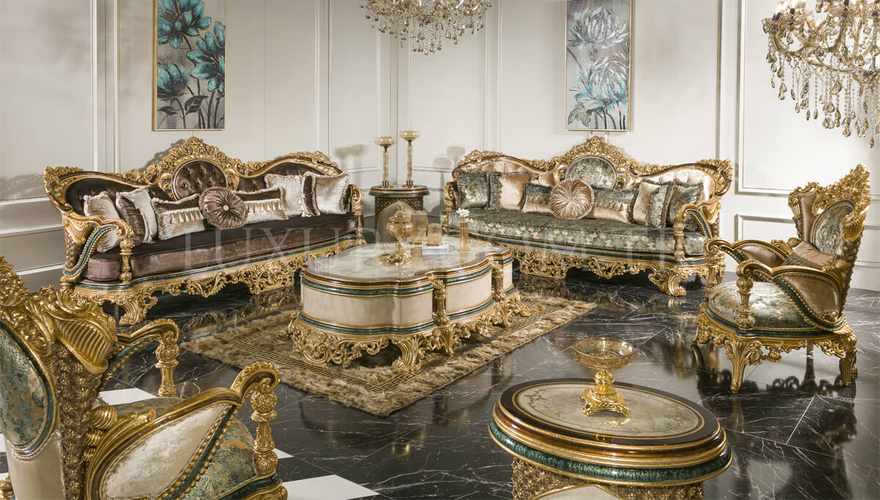 Lüks Akasya Klasik Koltuk Takımı - 1104