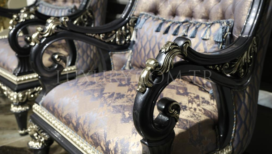 Lüks Akranes Ensemble de canapé classique - 16