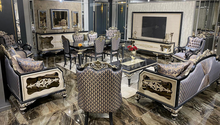 Lüks Akranes Ensemble de canapé classique - 8