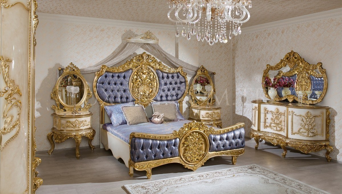 Lüks Alasya Klasik Yatak Odası