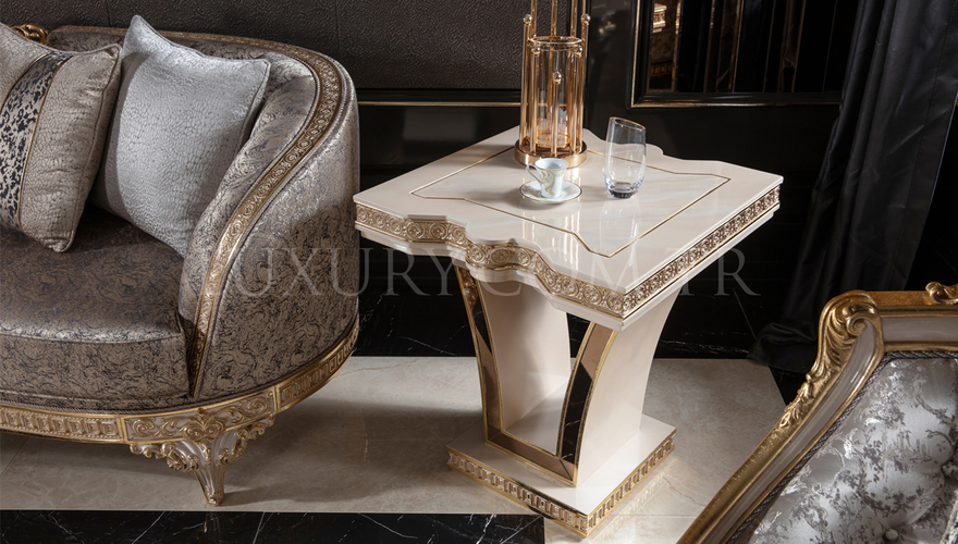 Lüks Almatis Krem Классическая Комплект Дивана - 11