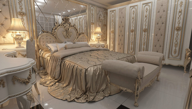 Lüks Almelo Klasik Yatak Odası - 1086