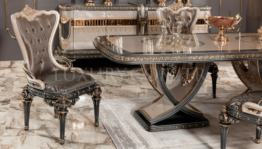 Lüks Almina Klasik Yemek Odası - 2