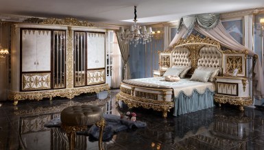 Lüks Altay Klasik Yatak Odası