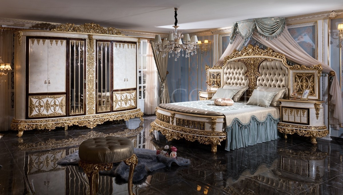 1014 - Lüks Altay Klasik Yatak Odası