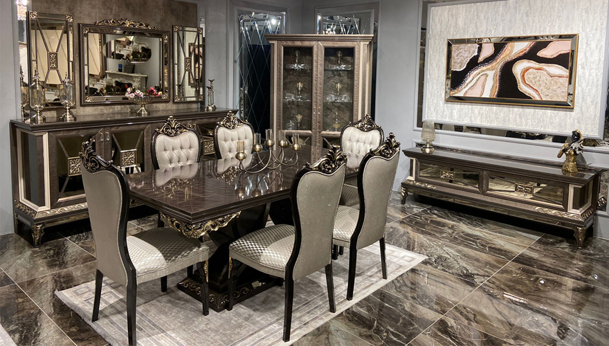 Lüks April Klasik Yemek Odası - 1093
