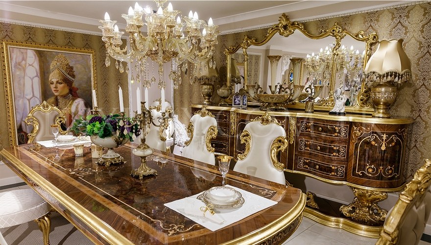 Lüks Harezm Klasik Yemek Odası - 6