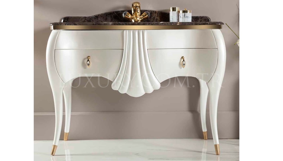 Lüks Balnora Klasik Мебель для ванной комнаты Takımı - 5