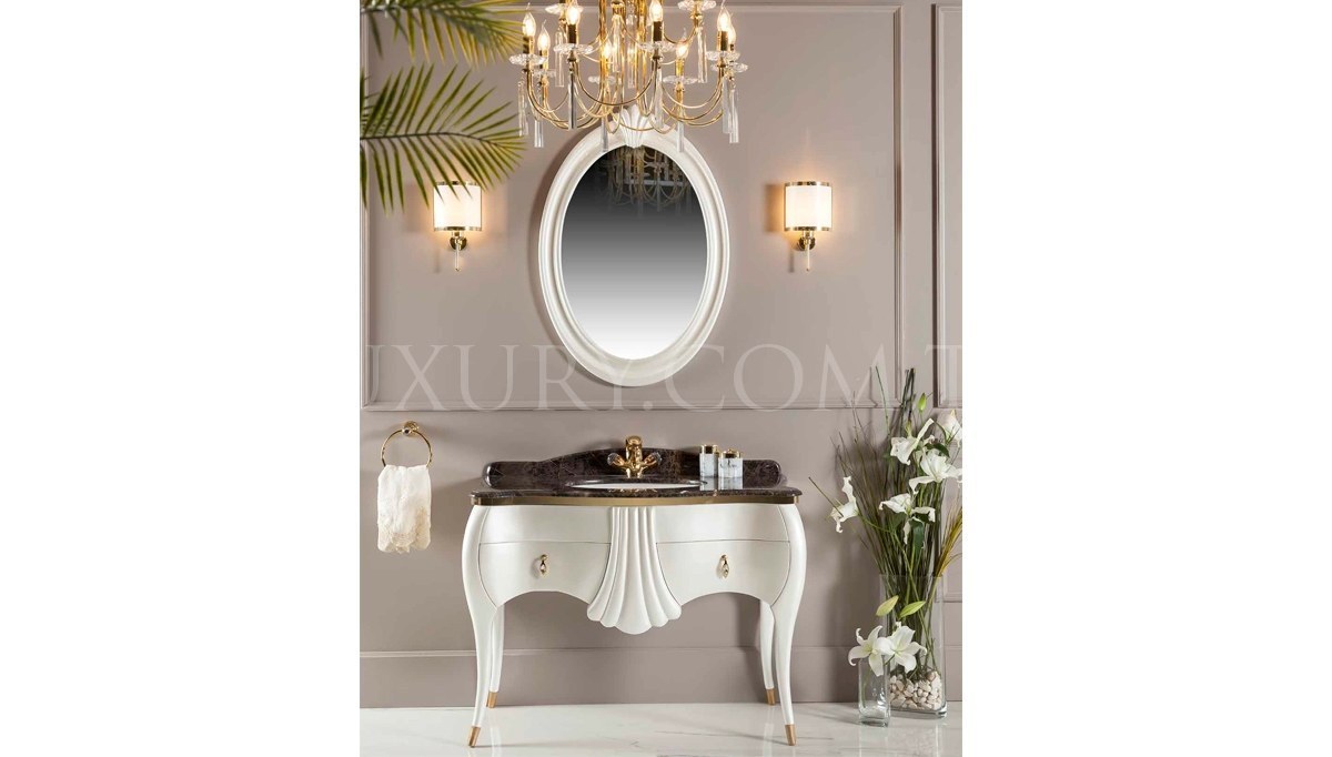 Lüks Balnora Klasik Мебель для ванной комнаты Takımı - 2