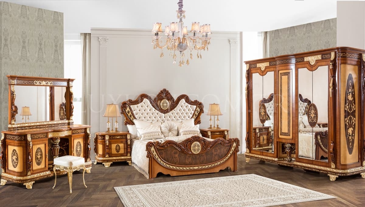 Bronz Klasik Yatak Odası