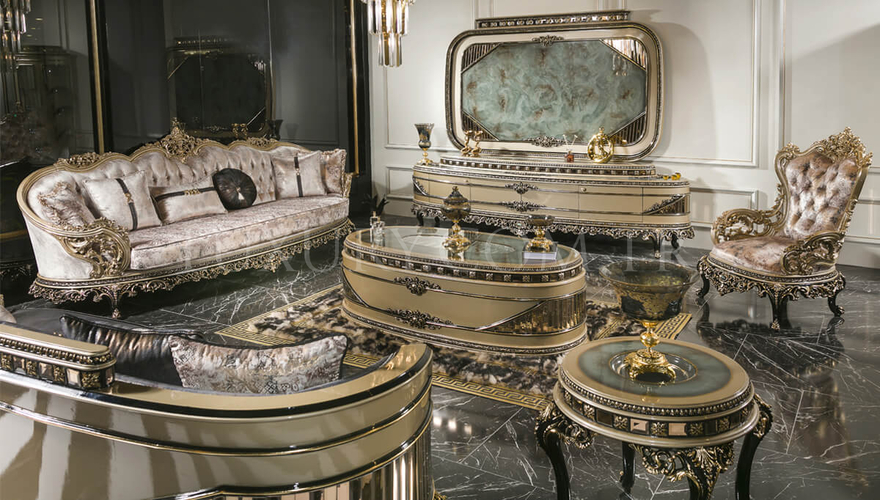 Lüks Benesta Klasik Koltuk Takımı - 1104