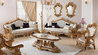 Lüks Bergüzar Klasik Koltuk Takımı - 714