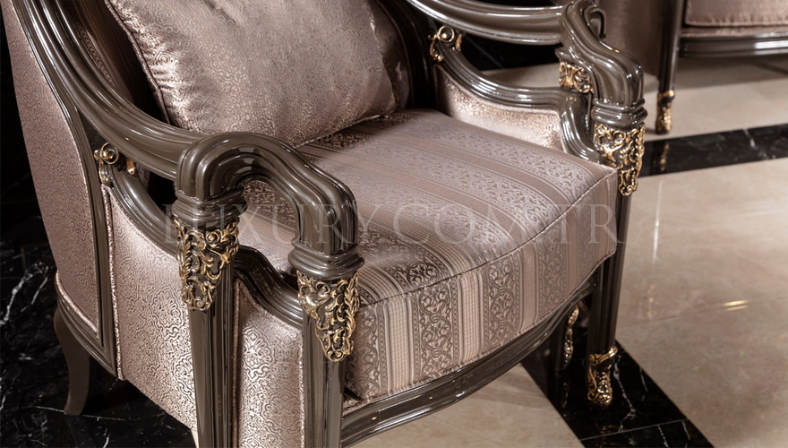 Lüks Bermuda Ceviz Комплект Дивана в Стиле Модерн - 12