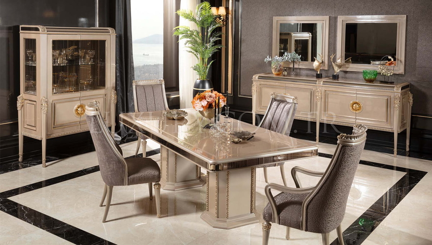 Lüks Bermuda Krem Классическая Гостиная - 1128