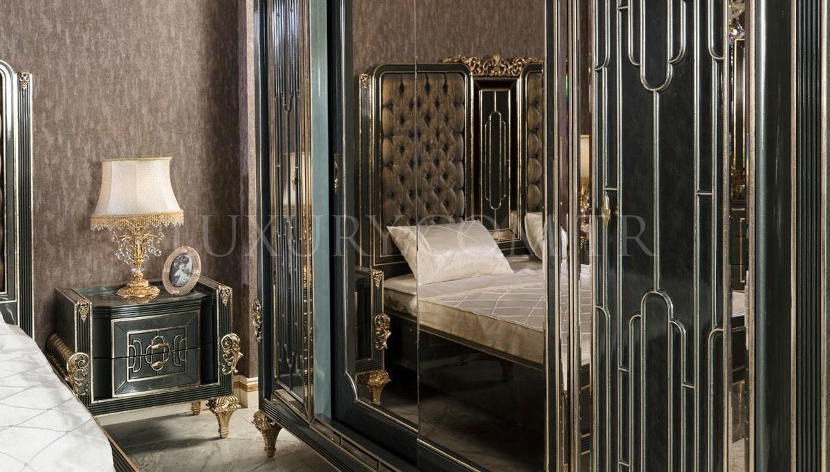 Lüks Calenas Art Deco Yatak Odası - 15