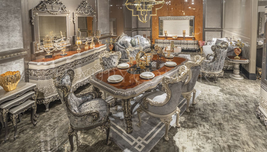 Lüks Cenevre Klasik Yemek Odası - 1080