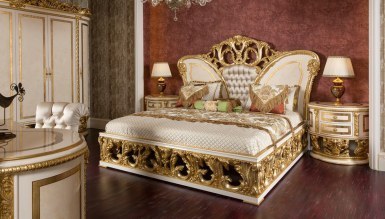 Lüks Cesena Klasik Yatak Odası - Thumbnail