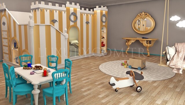 Lüks Çocuk ve Genç Odası Dekorasyonu