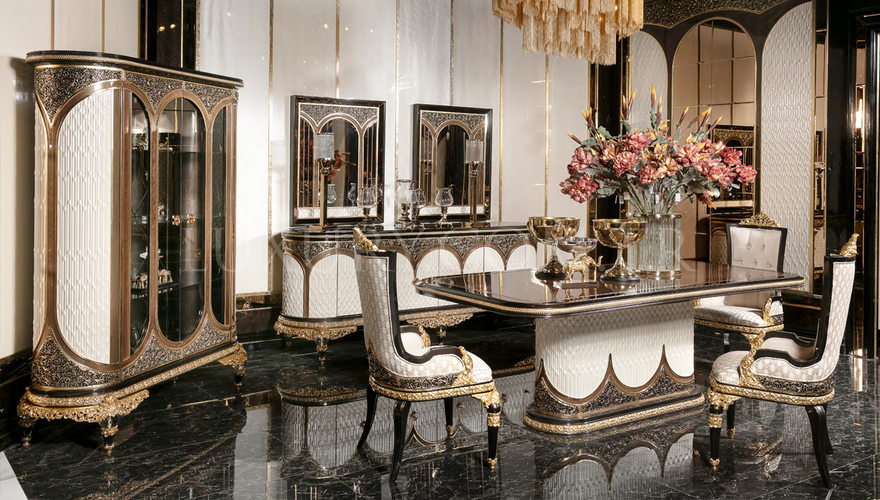 Lüks Dramen Klasik Yemek Odası - 708