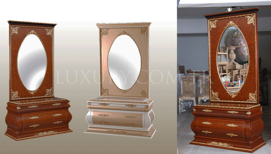 1050 - Lüks Elit Bronz Ayna