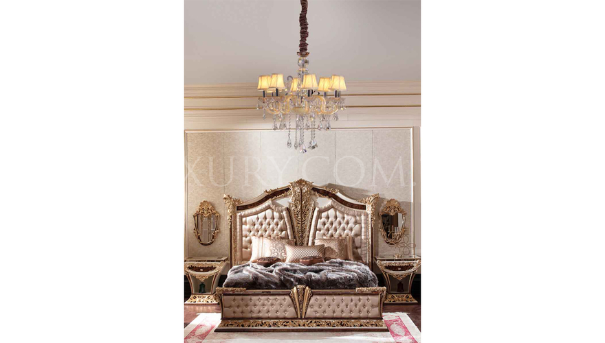 Lüks Eritre Bronz Klasik Yatak Odası - 14