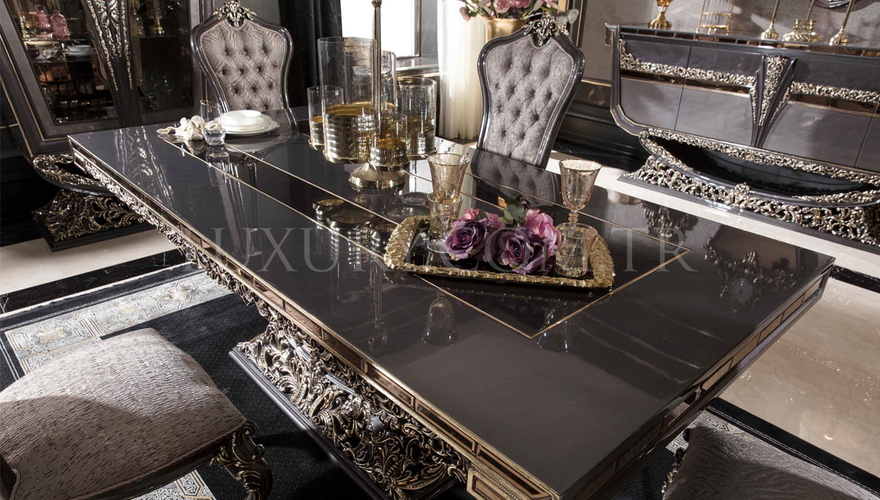 Lüks Eritre Chester Klasik Yemek Odası - 6