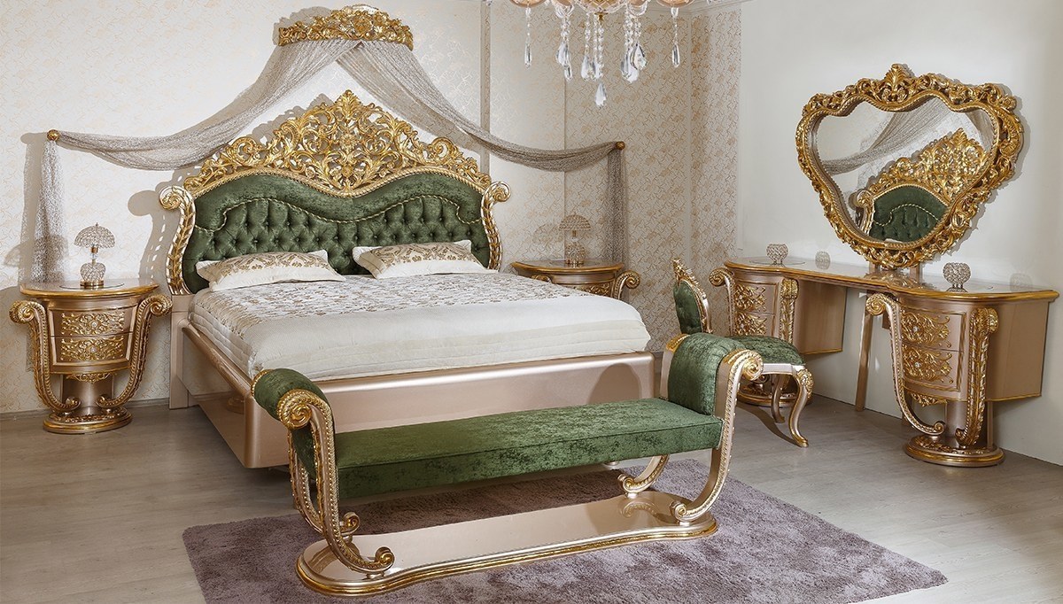 Lüks Fazilet Klasik Yatak Odası