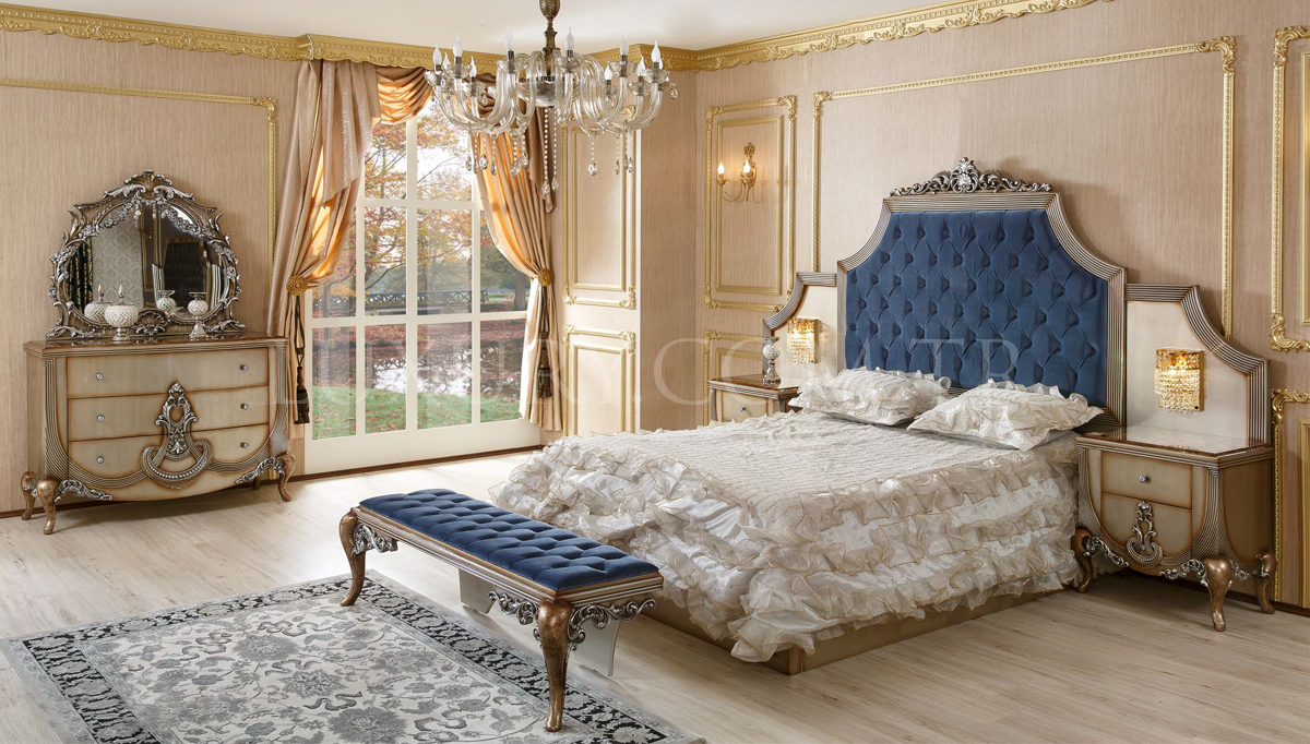 Lüks Firaye Klasik Yatak Odası