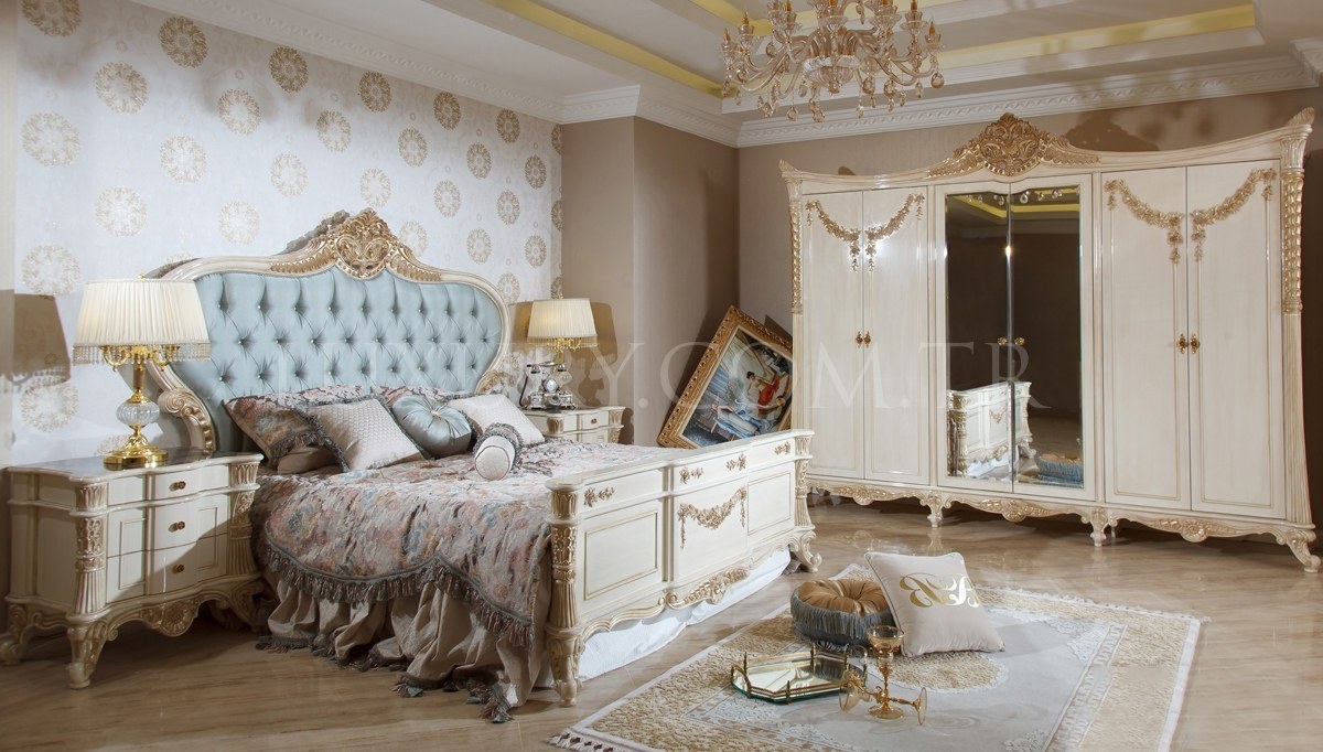 Lüks Florans Klasik Yatak Odası