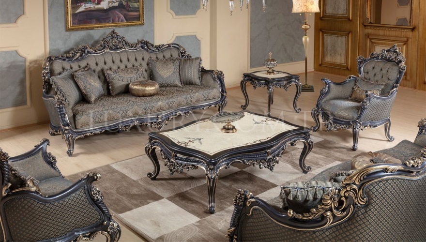 Lüks Gazel Classic Sofa Set - 1