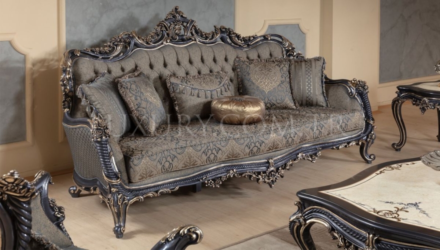Lüks Gazel Classic Sofa Set - 2