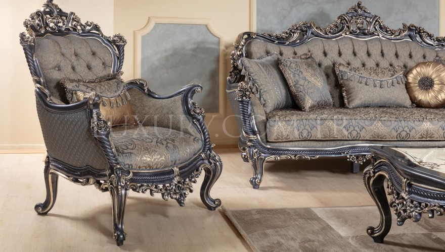 Lüks Gazel Classic Sofa Set - 5