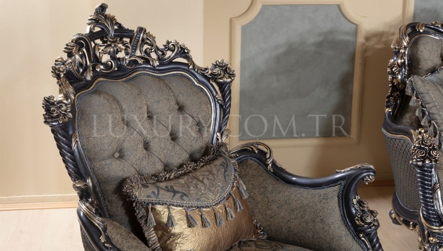 Lüks Gazel Classic Sofa Set - 8