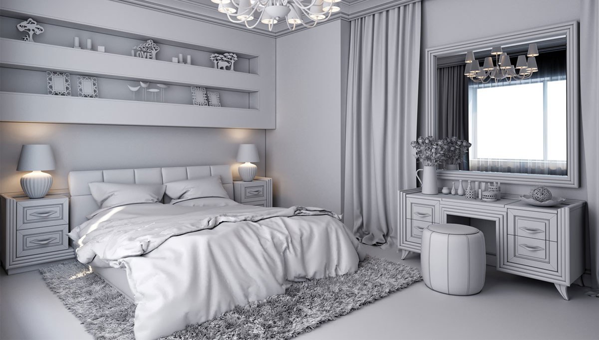 2023 Lüks Elegant Otel Odası Mobilyası