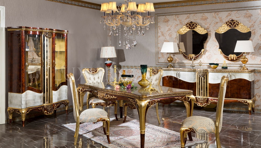 Lüks Hakasya Avangard Klasik Yemek Odası - 1128