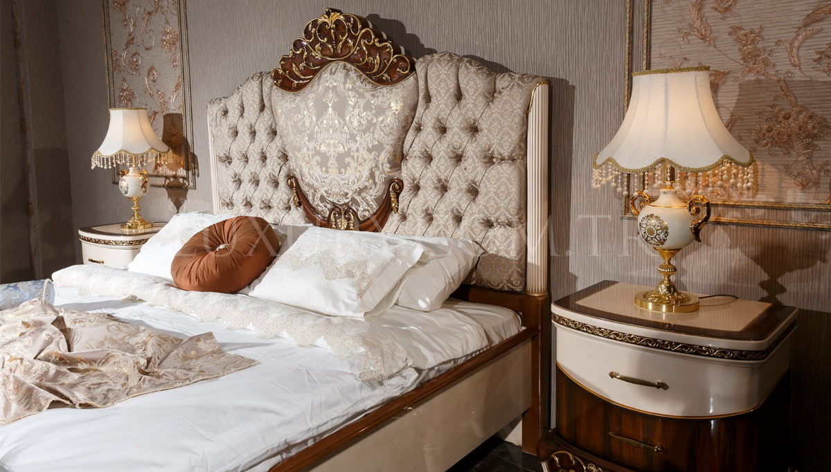 Lüks Hakasya Chester Klasik Yatak Odası