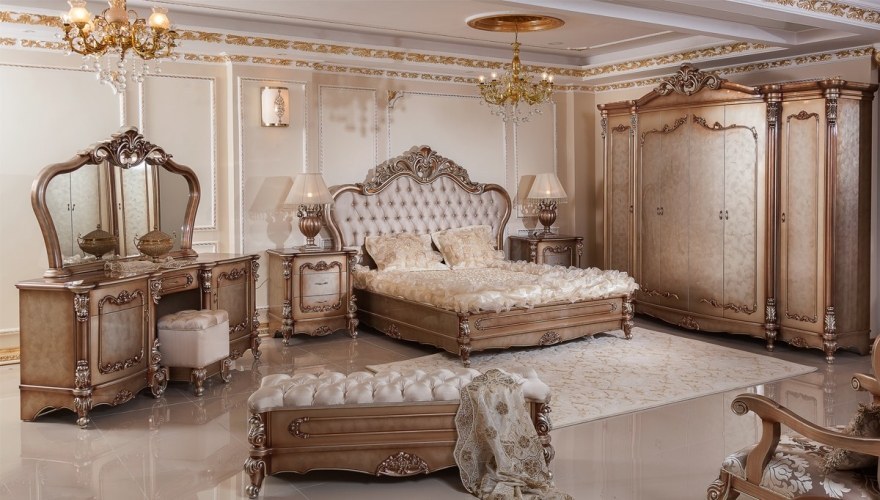 Lüks Hansoy Klasik Yatak Odası - 1