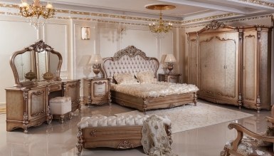 Lüks Hansoy Klasik Yatak Odası - Thumbnail