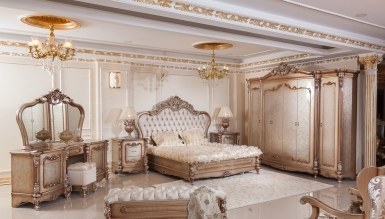 Lüks Hansoy Klasik Yatak Odası - Thumbnail